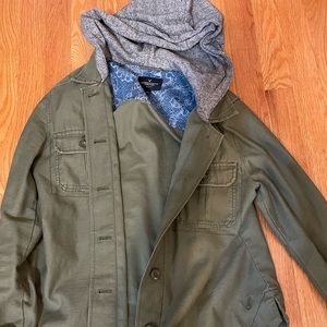 Army green American Eagle jacket